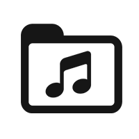 Icon for the music library